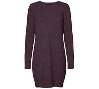VERO MODA Vmmdoffy Ls GA Noos Robe à col Rond, Vin, XL