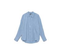 Vero Moda Chemisier VMMelaney Queeny manches longues bleu clair Taille M Femme