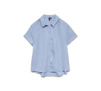 VERO MODA Vmmelaney Queeny SS T-Shirt WVN GA Noos, Chambray Blue, M Femmes