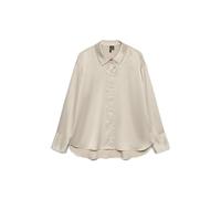 VERO MODA Vmmerle Pearl Ls WVN GA T-Shirt, Pumice Stone, M Femmes