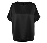 Vero Moda Vmmerle WVN GA Noos Haut à col Rond 2/4 Blouse, Noir, S Femme