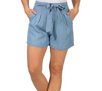 VERO MODA VMMIA HR LOOSE SUMMER SHORTS GA, Pantalon Large Femme, Bleu jeans clair, 38 (Taille fabricant: M)