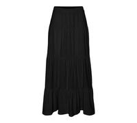 VERO MODA Vmmia Hw Jupe Longue JRS SPE, Noir, XS Femme