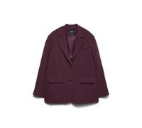 VERO MODA Vmmichell Ls Oversized Blazer, Vin, 40 Femmes