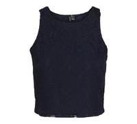 VERO MODA Vmmila SL Crop Top JRS Ce GA Haut, Blazer Bleu Marine, L Femmes