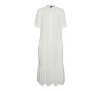VERO MODA VMMILAN 2/4 7/8 Dress WVN Robe, Snow White, M aux Femmes