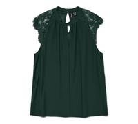 VERO MODA Vmmilla SL Lace Tee GA Noos T-Shirt, Vert pin, L Femmes