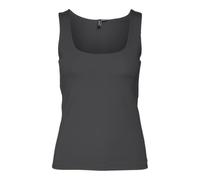 VERO MODA Vmmillion SL Carrée Top 2 Voies JRS Noos Haut, Gris, M Femmes