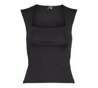 VERO MODA Vmmillion SL JRS Noos Vmmillion SL Haut à col carré pour Femme, 1 pièce, Noir, M