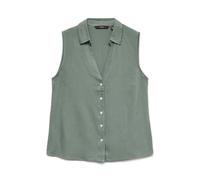 VERO MODA Vmmymilo SL V-Neck Shirt WVN GA Chemise, Laurel Wreath, S Femmes