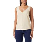 VERO MODA VMMYMILO SL V-Neck Shirt WVN GA Top, Crème Irlandaise, M Femme