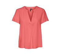 VERO MODA VMMYMILO SS Top WVN GA Débardeur, Georgia Peach, M aux Femmes