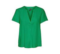 VERO MODA Vmmymilo SS Top WVN GA Haut, Vert Vif, M Femmes