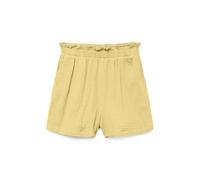 VERO MODA Vmnatali Hw WVN GA Noos Short pour Femme, Jaune pâle, L