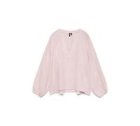VERO MODA Vmnatali LS EMB Top WVN Noos, Pink-a-Boo, XL Femme