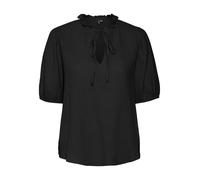 VERO MODA VMNATALI NIA 2/4 Wide Top WVN, Noir, M Femme