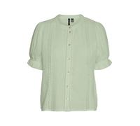 Vero Moda Natali 2/4 Lace Short Sleeve Blouse Vert XL Femme