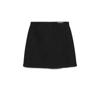 Vero Moda Vmnelly HR DNM Mix Noos Jupe Courte, Noir, S