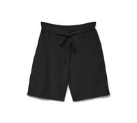VERO MODA Vmnethe MW Long Shorts WVN, Noir, XS Femme