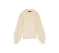 VERO MODA Vmnewlimone Ls Highneck Pullover Boo Pull à col Haut, Bouleau, S Femme