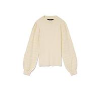 VERO MODA Vmnewlimone Ls Pull à col Haut Boo, Bouleau, S