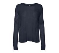 VERO MODA Vmnova Ls O-Neck Pullover GA Noos Pull-Over, Blazer Bleu Marine, S Femme