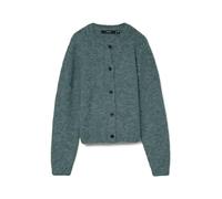 VERO MODA Vmnovah Ls O-Neck Button Cardi GA Noos, Baume Green, M