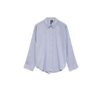 VERO MODA Chemisier 'VMOdona' bleu clair / blanc, Taille XS