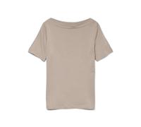 VERO MODA VMPANDA T-Shirt Stretch uni à Manches Courtes et col Bateau pour Femme, Jupe Moon., XL
