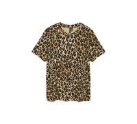 VERO MODA Vmpaulina AOP SS T-Shirt GA JRS Noos, Œil de Tigre, L Femmes