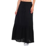VERO MODA Vmpretty Hw Maxi Jupe WVN GA Noos Longue, Noir, XS Femme