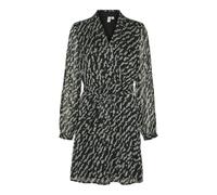 VERO MODA Vmrie L/S Abk Wrap Dress WVN Btq GA Robe Portefeuille, Vert baume, S Femme