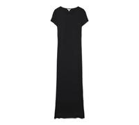 VERO MODA Vmsaanvi VMA Noos Robe à col Rond et Cheville, Noir, M