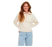 VERO MODA Vmsaba GA Noos Pull à col Haut pour Femme Rayures Ls, Bouleau, L
