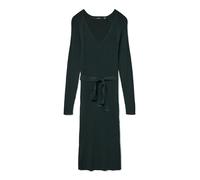 VERO MODA Vmsaba GA Noos Robe côtelée à col en V Tricot, Scarab, M Femme
