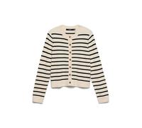 VERO MODA Cardigan 'VMSaba' écru / noir, Taille L