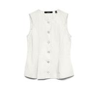 VERO MODA Vmselma WVN Noos Waistcoat, Blanche-Neige, M Femmes