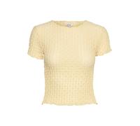 VERO MODA Vmshelby SS O-Neck Short Top VMA Noos Haut, Vanille française, L Femmes