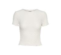 VERO MODA Vmshelby SS VMA Noos Haut à col Rond pour Femme, Blanche-Neige, XL