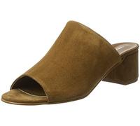 Vero Moda Vmsila Leather Mule, Sandales Femme, Marron (Cognac), 38 EU