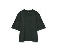 VERO MODA Vmsilje Pull Oversize 2/4 O-NCK GA Noos, Vert pin, S Femme