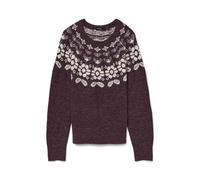 VERO MODA Vmsimone Ls Nordic Pull GA Rep Boo, Vin, M
