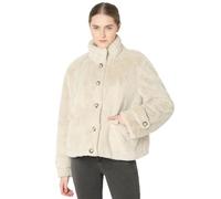 VERO MODA Vmsonjaeva GA Boo Veste Courte en Fausse Fourrure, Crème, L Femme