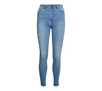 Vero Moda VMSOPHIA HR Skinny J GU3109 GA Noos, Bleu Jeans Clair, XS / 34L Femme