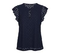 VERO MODA Vmtassa SS O-Neck Top JRS GA Haut, Blazer Bleu Marine, S Femme