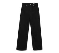 VERO MODA VMTESSA HR RA118 GA Noos Jeans pour Femme Noir Taille 27/32, Schwarz, 27W x 32L