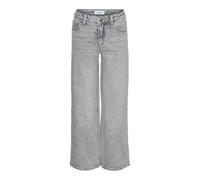 Vero Moda Vmtessa HR Wide Jeans Ra207 Girl Noos, Gris Clair Denim, 158 Fille