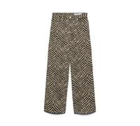 VERO MODA Vmtessa HR Wide Stretch AOP Jeans Noos Large, Gris Clair, 31W / 32L Femmes