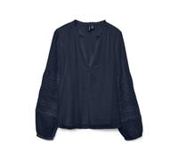 VERO MODA Vmtiffani Ls WVN GA Ce Haut pour Femme, Blazer Bleu Marine., S