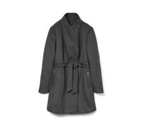 Vero Moda VMTWODOPE Belt 3/4 Wool Jacket GA Noos Manteau, Gris foncé mélangé, L Femme